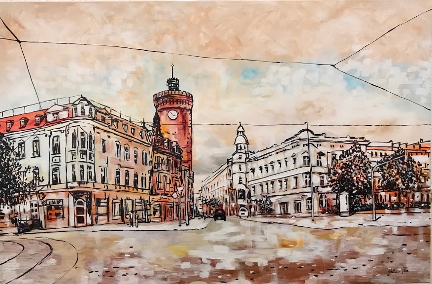 "Spremberger Straße" 2019. 120 x 80 cm