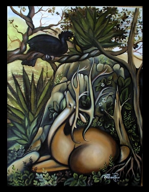 "La Tierra del Mayab, 2004" 30 x 40 cm.