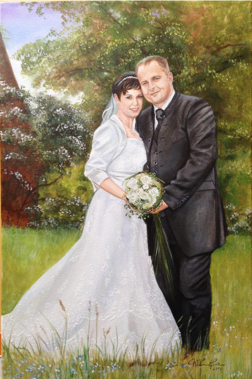 Boda II 30 x 45 cm. Óleo sobre tela