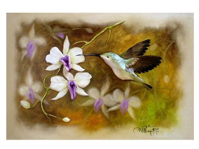 "Colibrí, 2007" 20 x 30 cm.