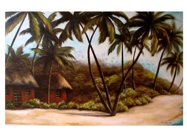 "La Playa, 2006" 80 x 100 cm.