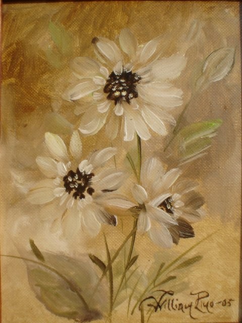 "Flores silvestres, 2005" 10 x 15 cm.