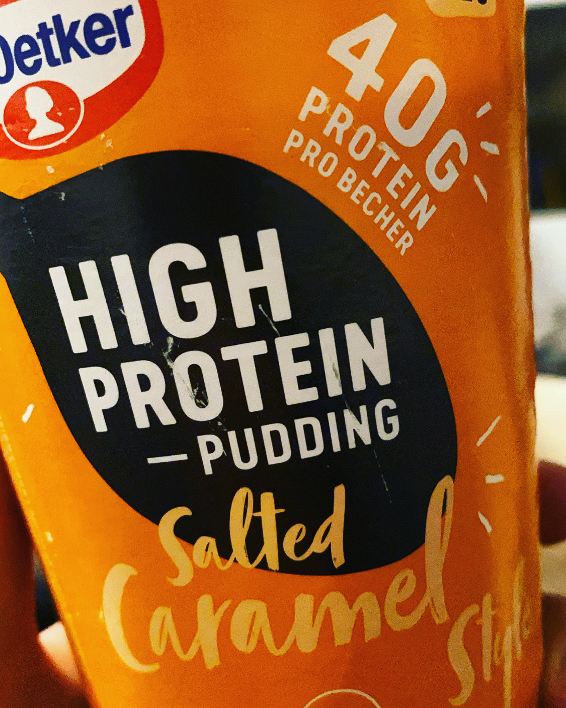 Produkttest - Dr. Oetker High Protein Pudding Salted Caramel Style