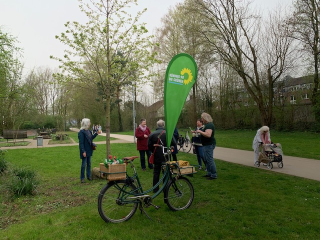 Unser Erkennungszeichen: Grüne Fahne!