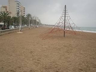 Sandstrand in der City von Vinaros
