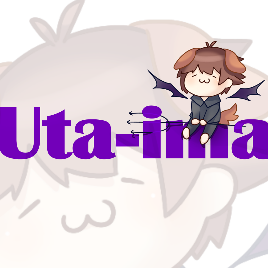 駄駿さんフリー頒布アルバム『Uta-ima』アートワーク。2014年8月制作。