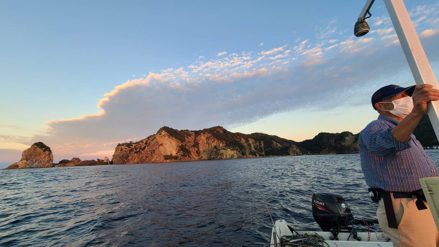 鷺浦の仕掛け人クルージング