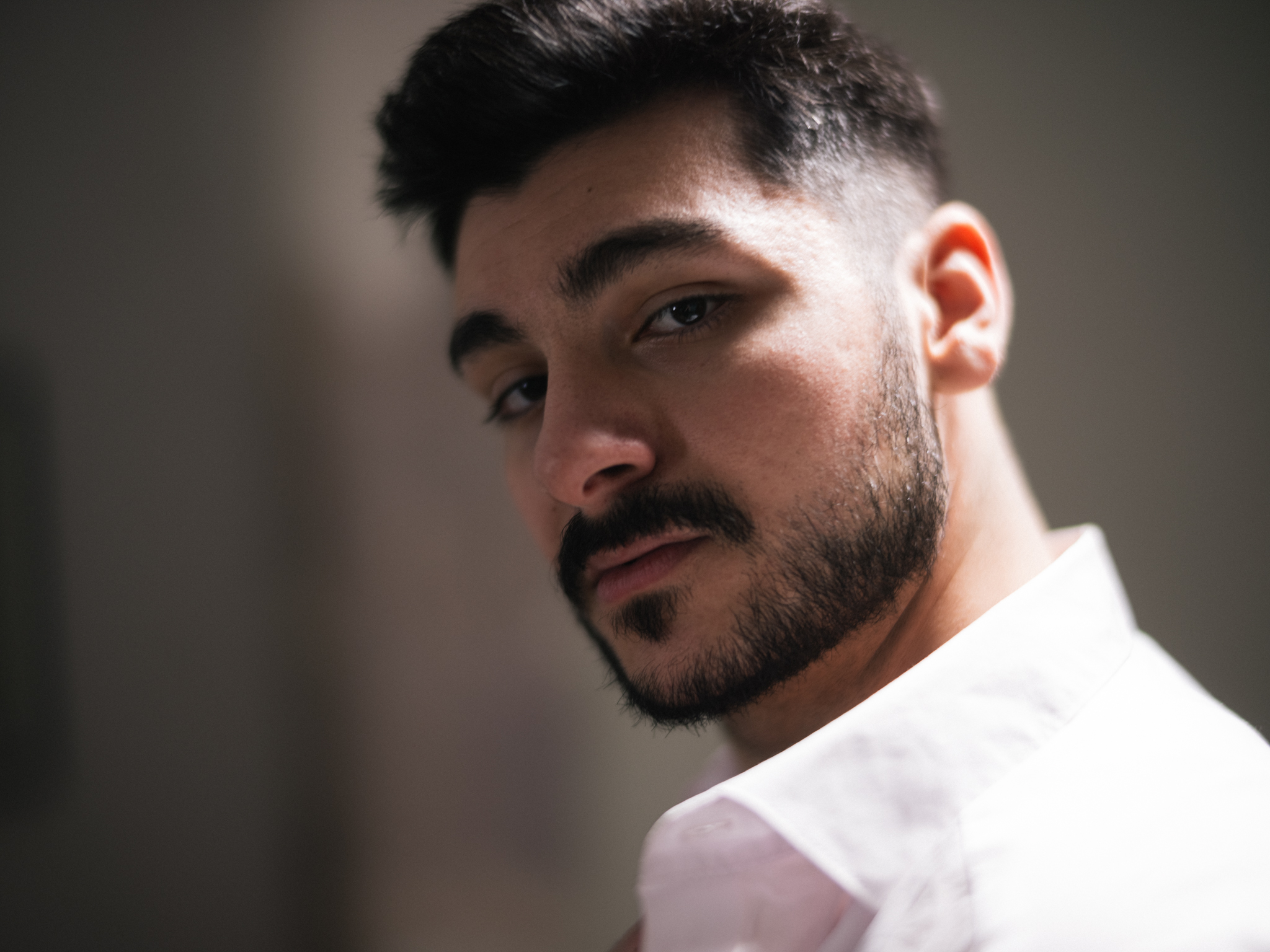 Behrad Beh Nezhad actor headshot represented by Walcher Management