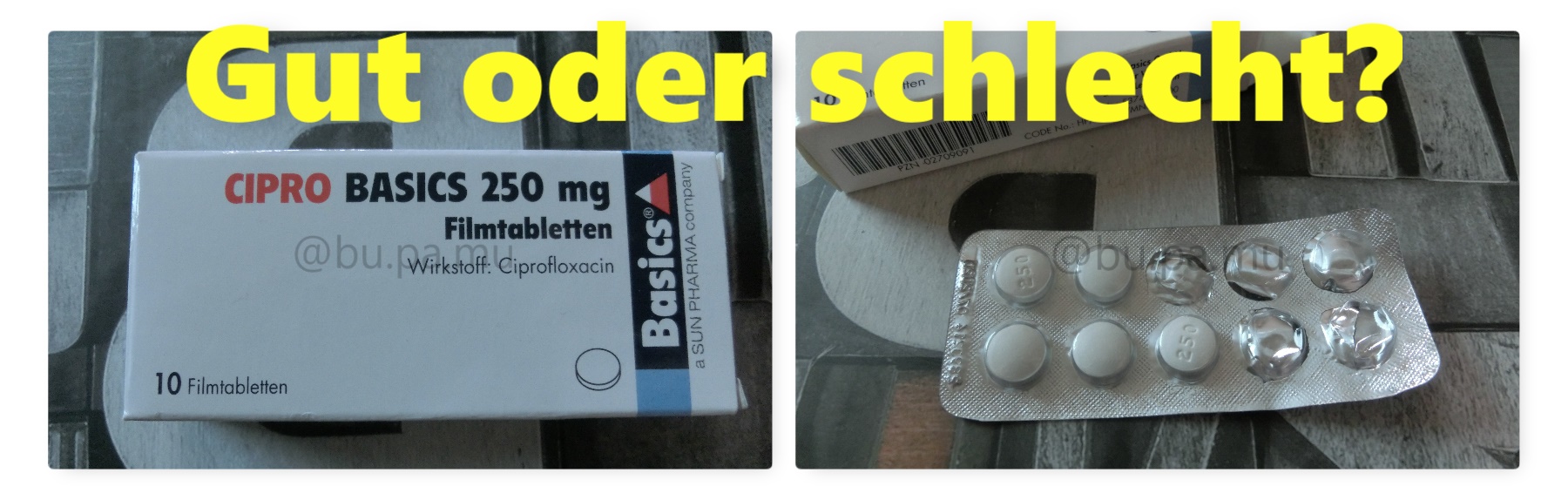 Cipro Basics 250 Mg Ohne Rezept