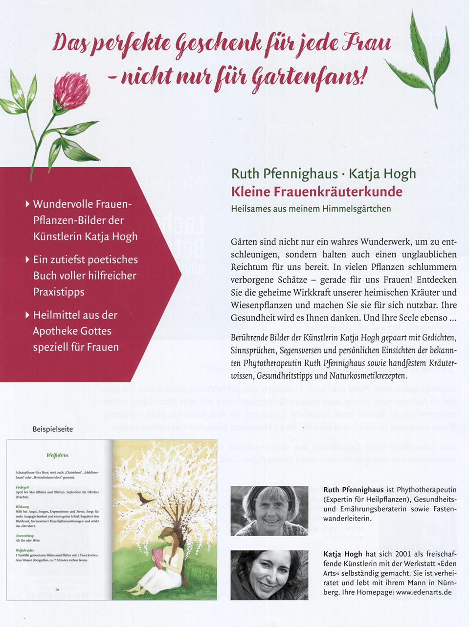 Kleine Frauenkräuterkunde - Francke Verlag