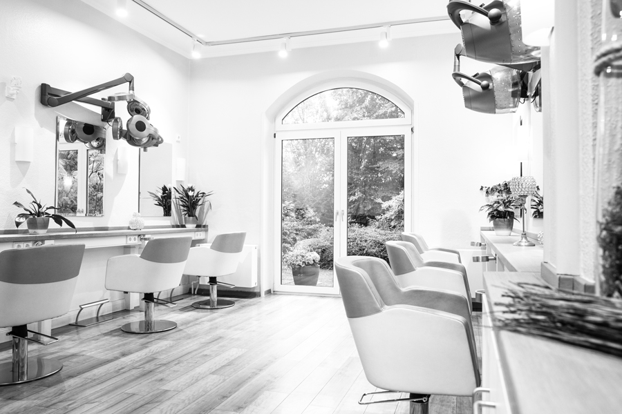 Blick in den Salon Kütterer in Schneverdingen.