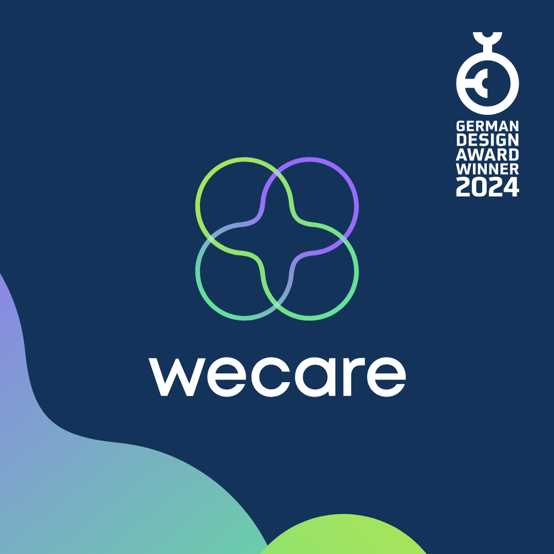 German Design Award 2024 für »wecare« Branding