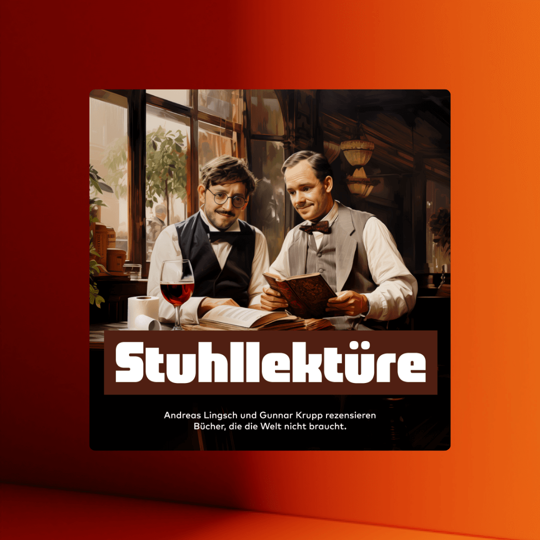 Podcast-Cover Design für »Stuhllektüre«