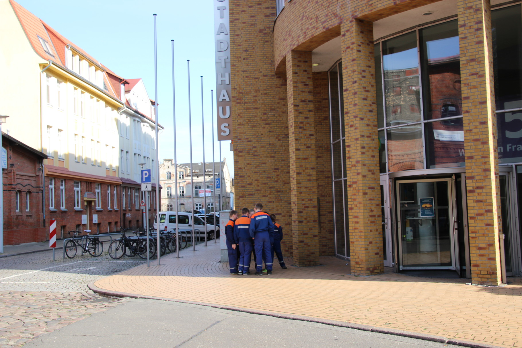 Frage beantworten am Stadthaus