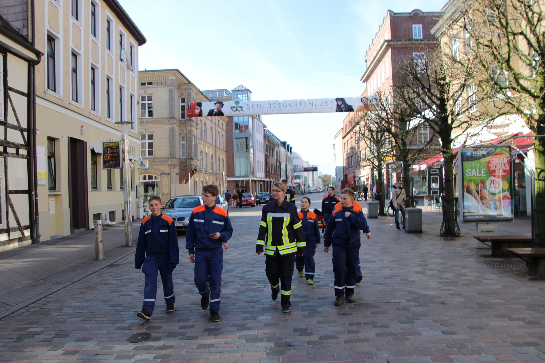 In der Schweriner Innenstadt