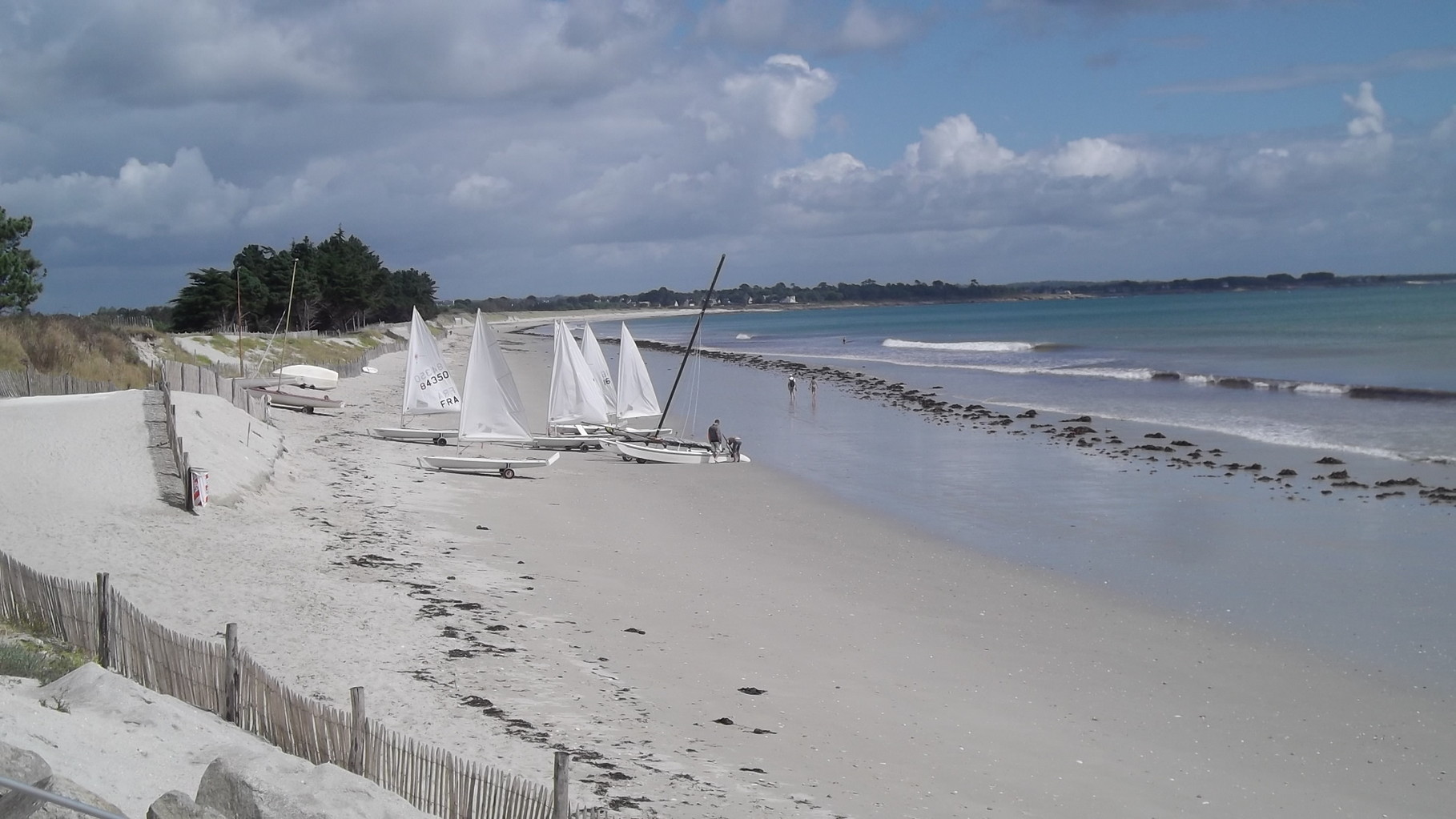 La plage du Treustel