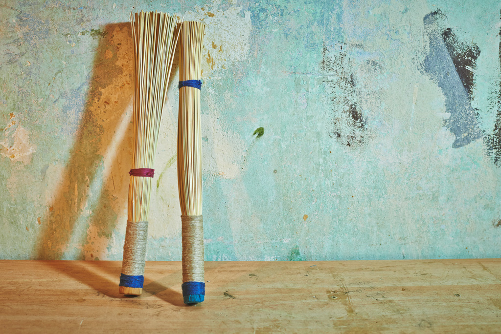CRISP flat stalks Percussion Brooms. Musical Instruments