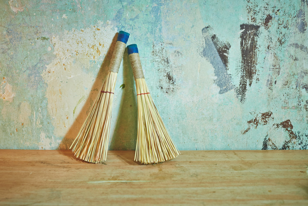 CRISPY FAN flat stalks Percussion Brooms. Musical Instruments