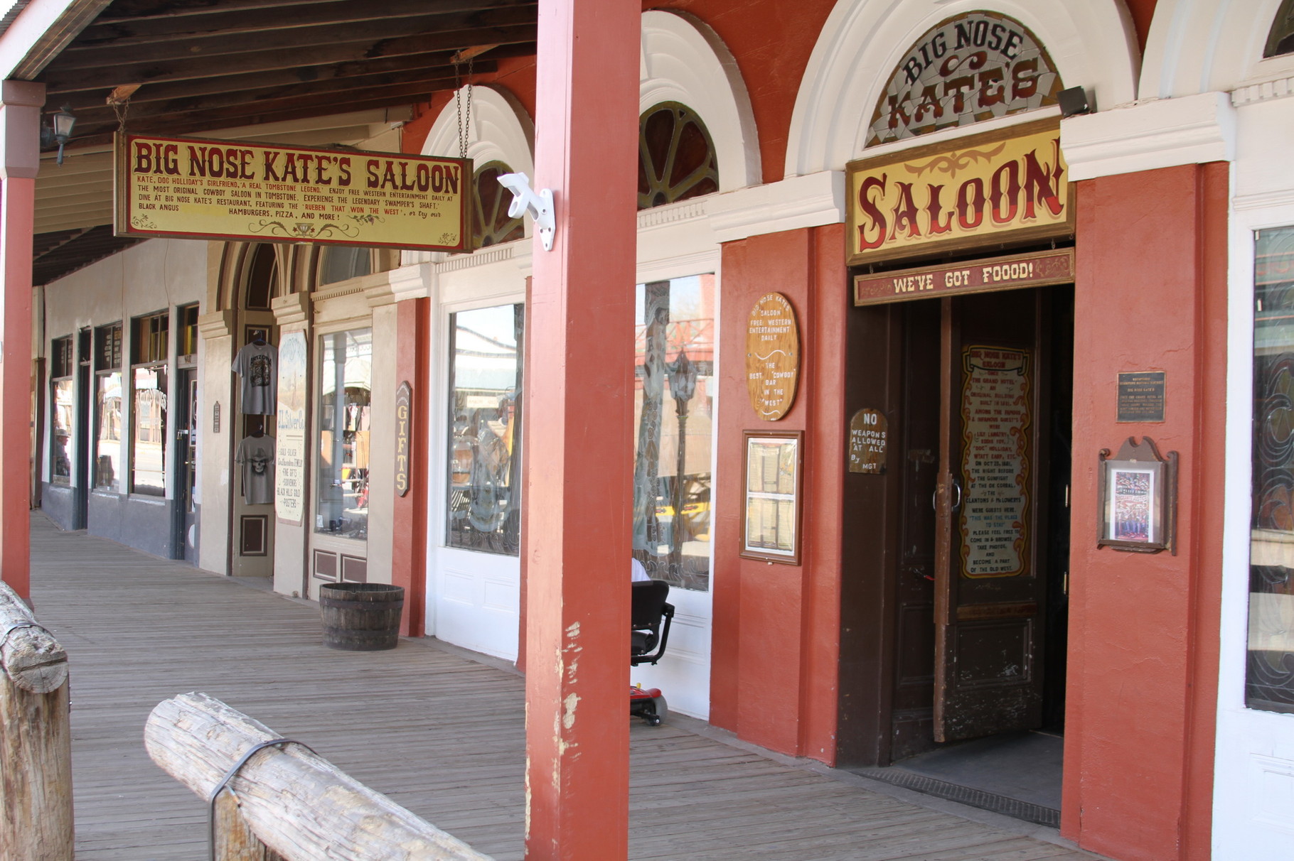 Saloon in Tombstone.