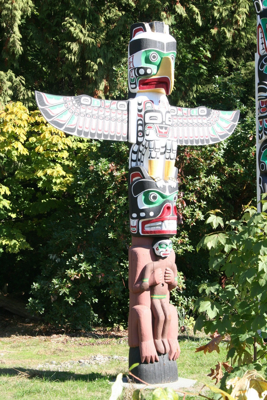 Totempfahl im Stanley Park von Vancouver