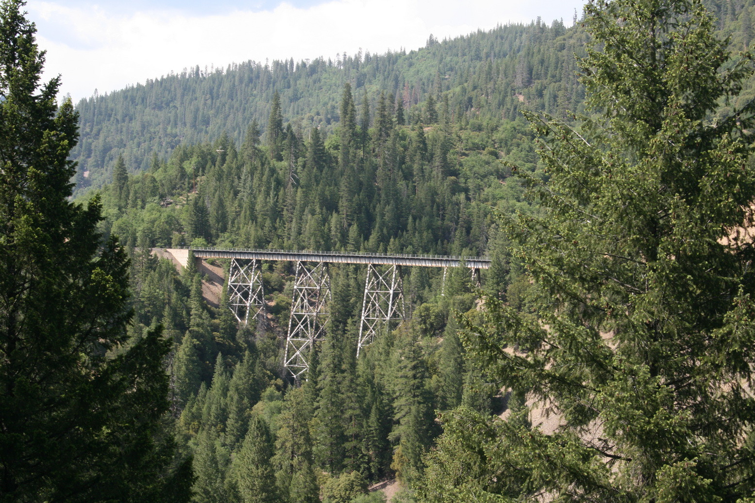 Auf der 70 in Richtung Lake Almanor