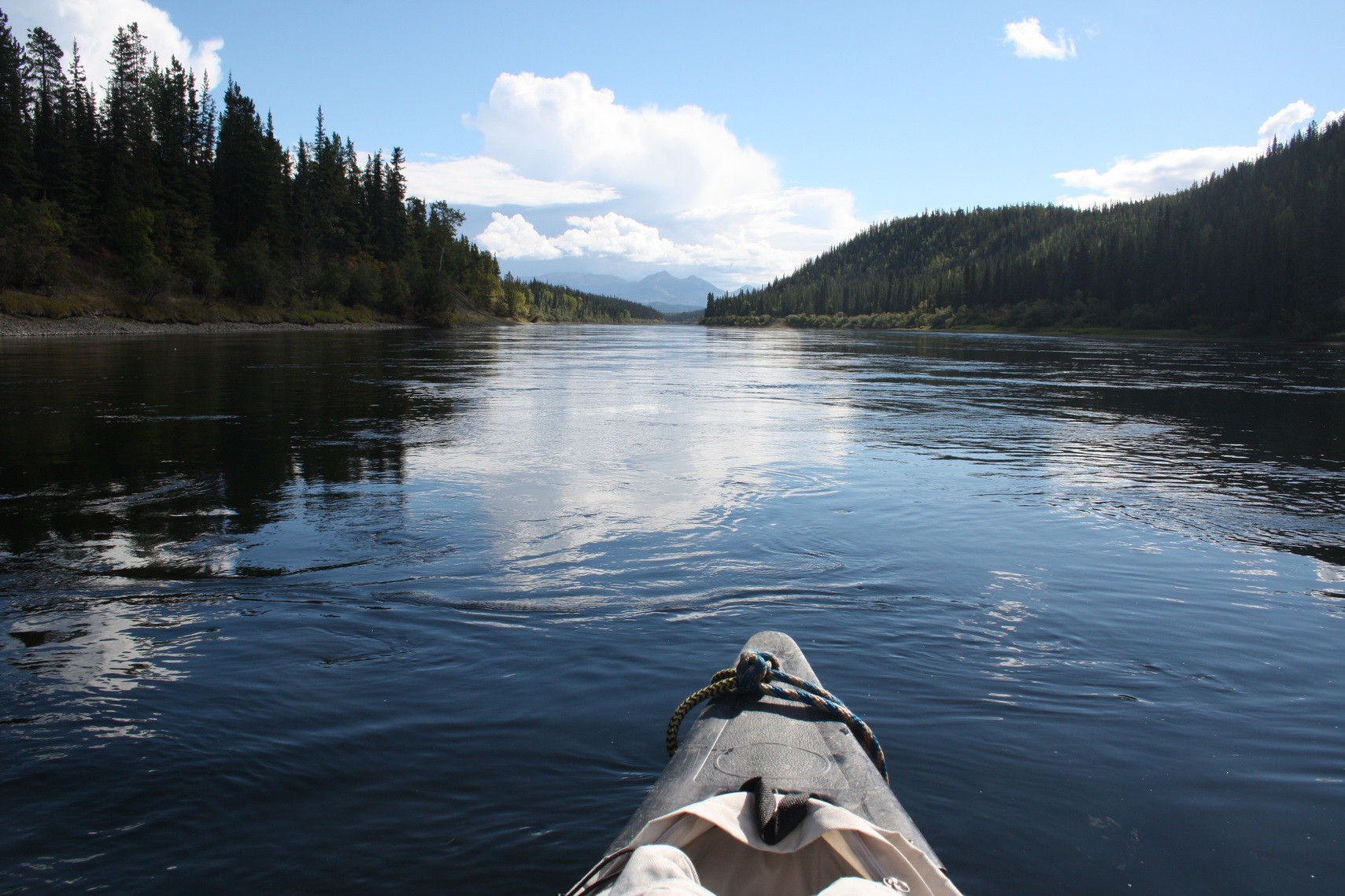 Auf dem Teslin