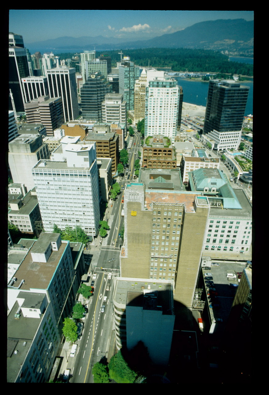 Vancouver Innenstadt von oben