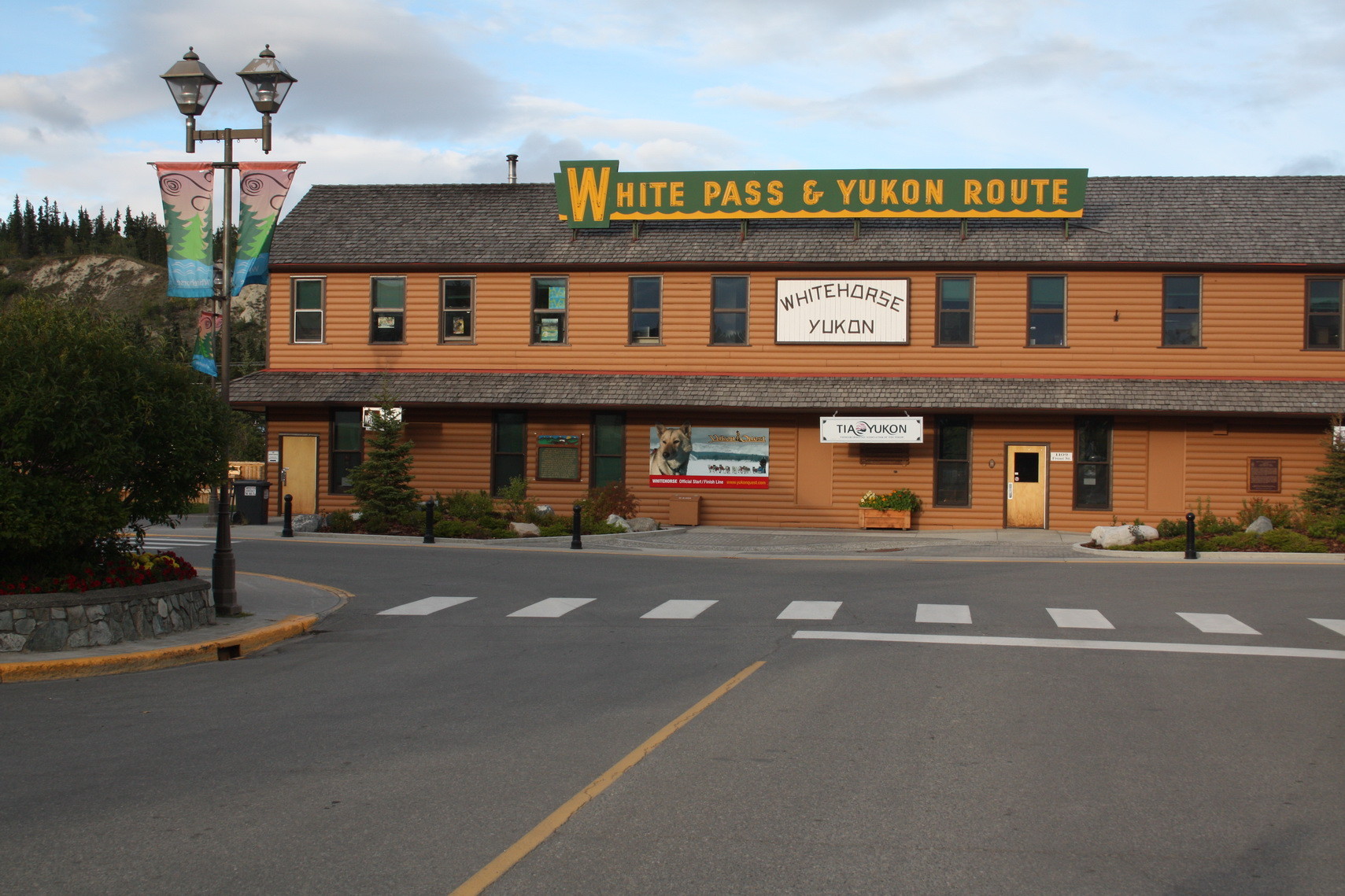 Büro der White Pass Railroad in Whitehorse