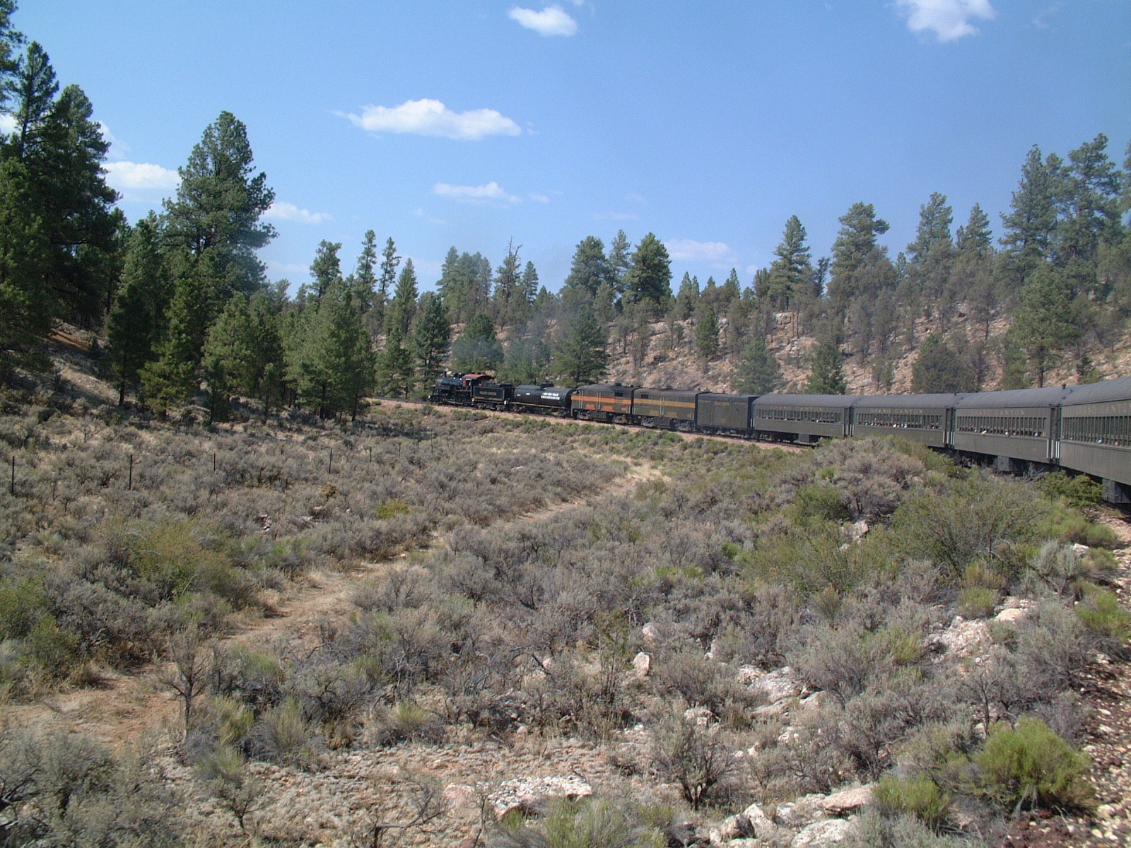 Zugfahrt von Williams zum Grand Canyon_1