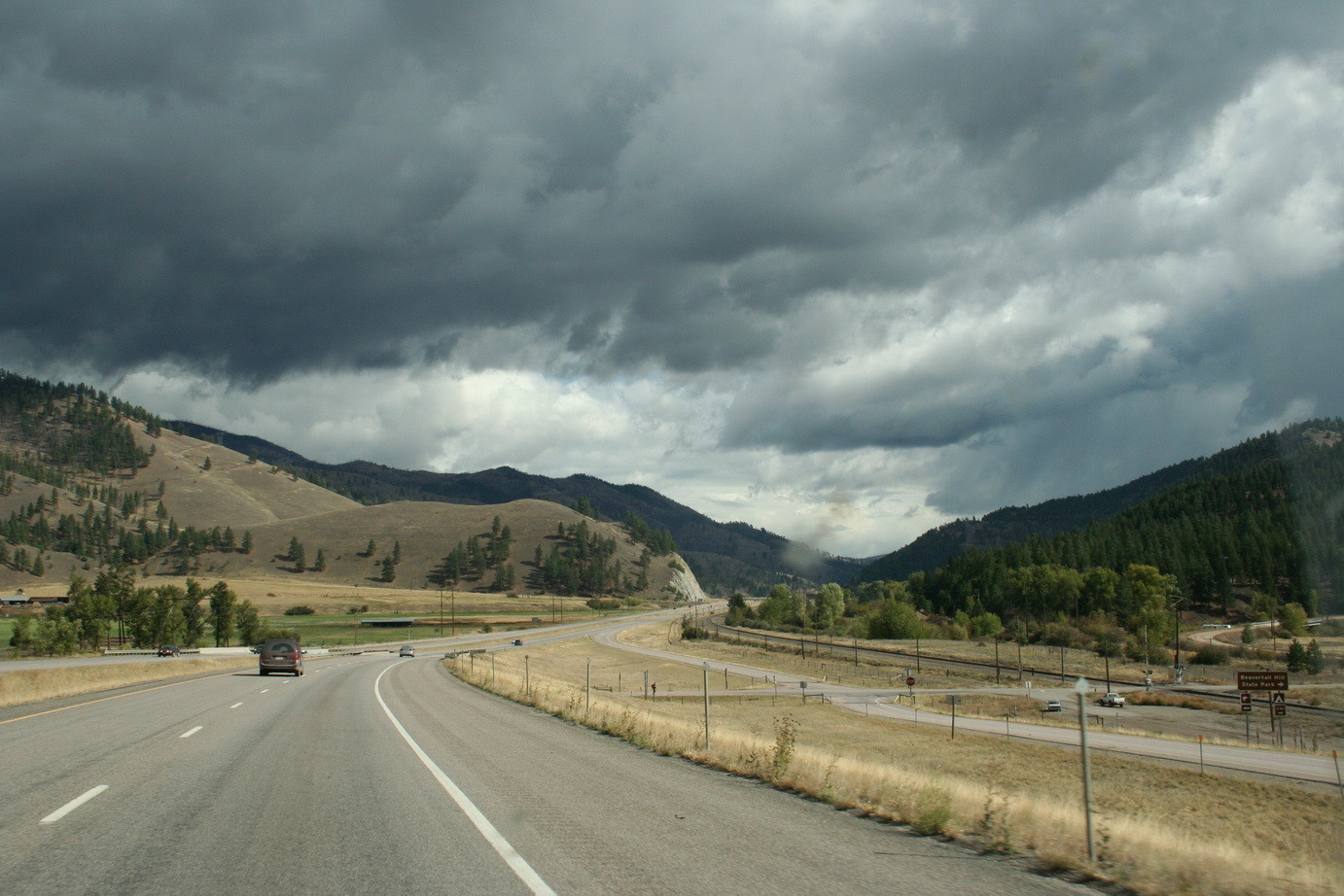 Highway in Montana (USA)