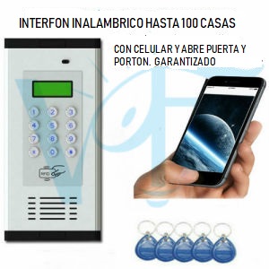 PORTERO AUTOMÁTICO INALÁMBRICO CON FUNCIÓN DE TELÉ - Porteros y