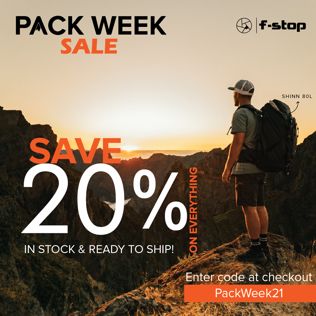F-Stop Pack Week Sale