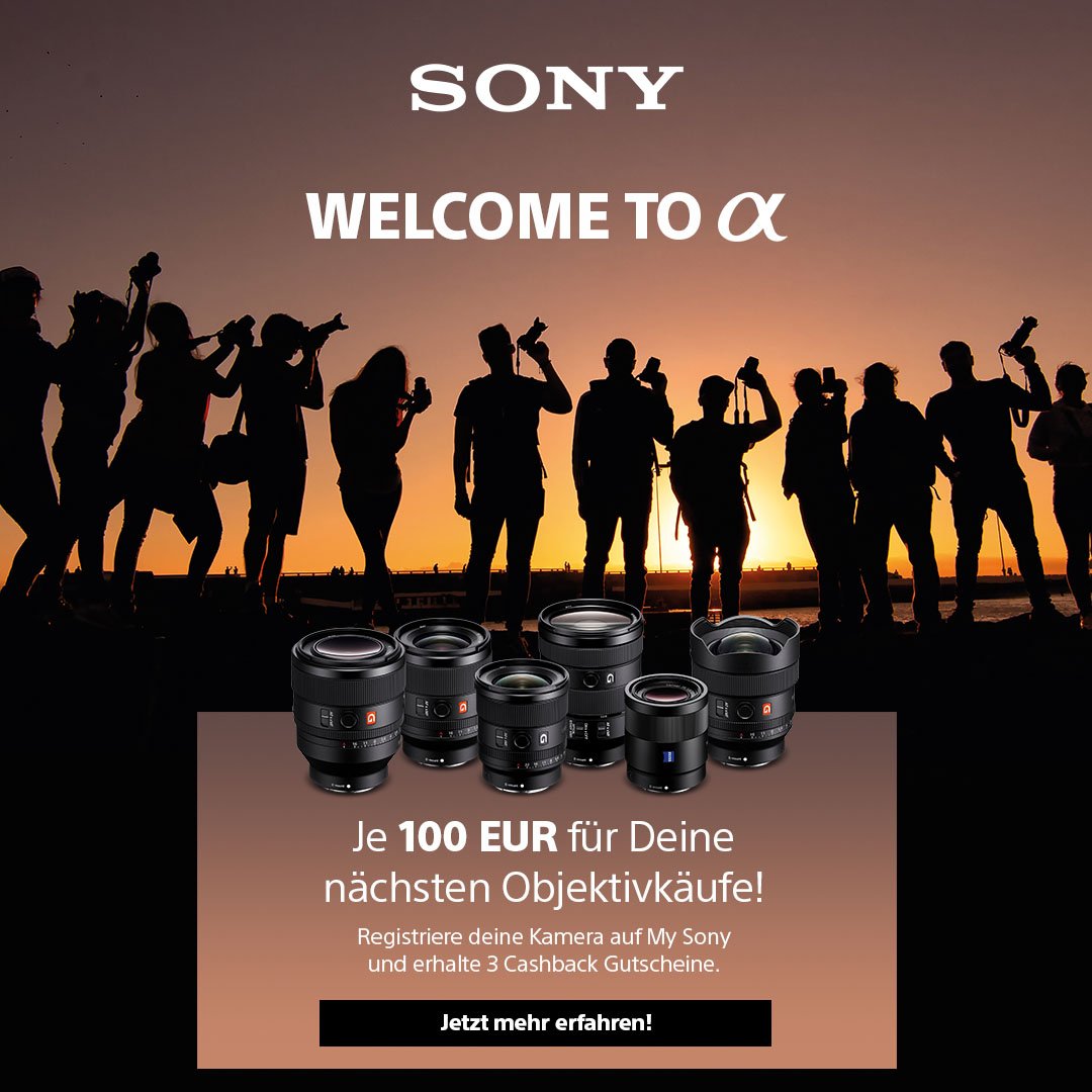 Sony "Welcome to Alpha" Cashback Aktion