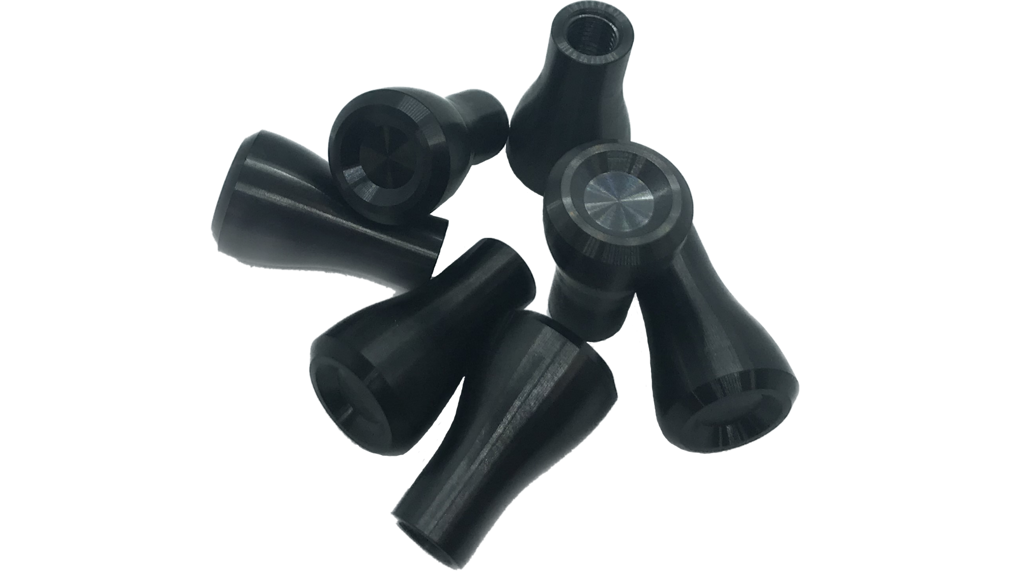 Carbon fiber bolt knob, oversized / tactical bolt knob