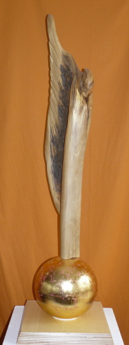 2009 - "ENGEL DER FREIHEIT" - Buchenholz - verkauft