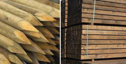 Postes de madera tratada precios Postes de madera tratada precios