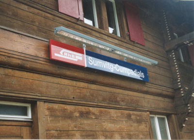 Station RhB Sumvitg-Cupadials