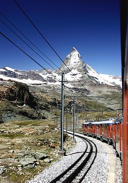 Gornergratbahn en Matterhorn, © wikipedia