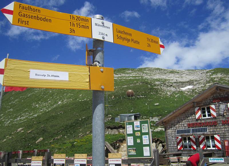 Bxerghaus Männdlenen 2344 m