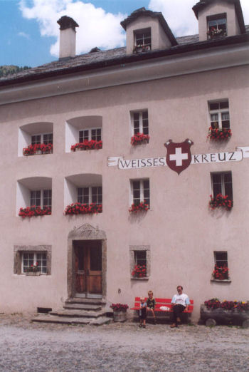 Simplondorf, Hotel Weisses Kreuz