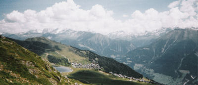 Vanaf Betthorn, foto van Bettmeralp