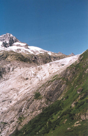 Rhonegletscher in 2001
