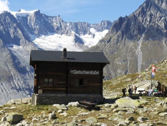 Gletscherstube, Schweiz, Wallis, berghuette