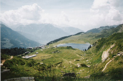 Vanuit de gondel naar Bettmerhorn