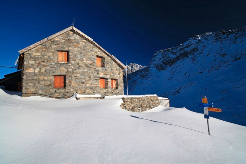 Cavardiras Hütte, Schweiz