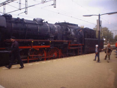 SSN locomotieven op weg naar Maastricht. 