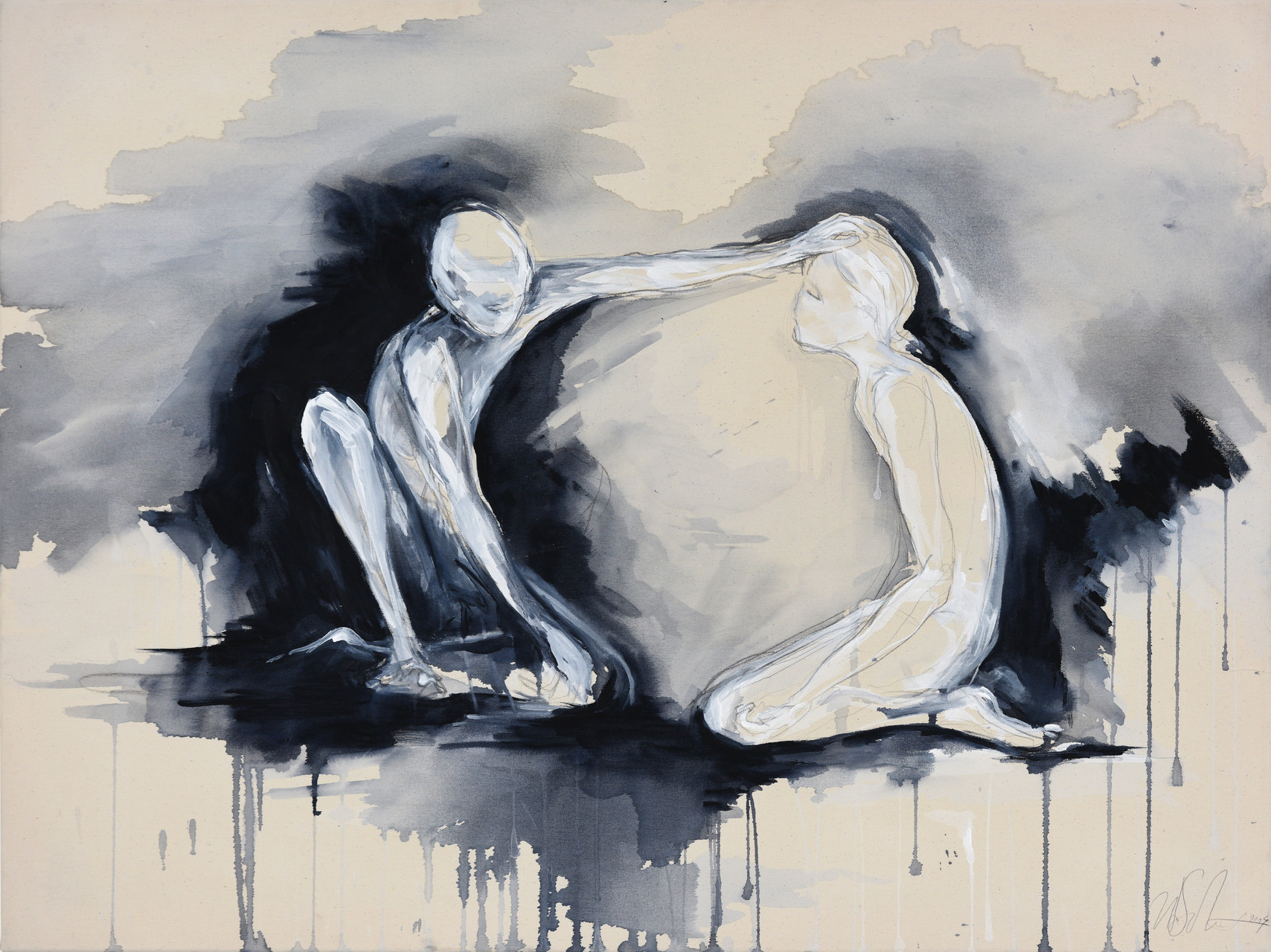 "the offering II"  acryl auf leinwand 90x120 2014
