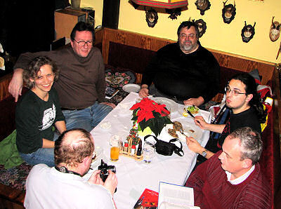 Andrea , Michi Wittmann, Karl Heinz aus Graz, Gilbert, Thomas und im Vordergrund Martin