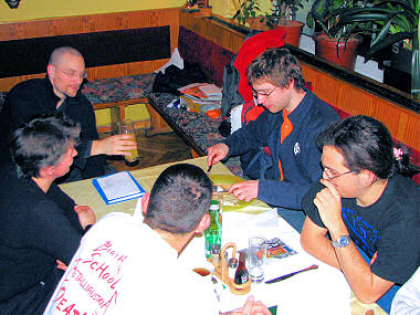 Roman, Irene, Michael Gottfried, Christoph und Gilbert