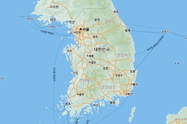 韓国の地理